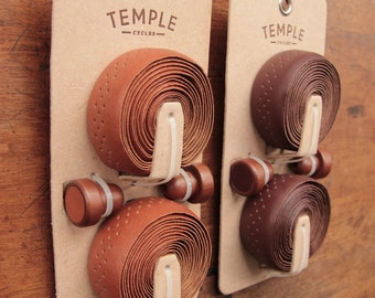 Premium Leather Bicycle Handlebar Bar Tape Wrap - Temple Cycles