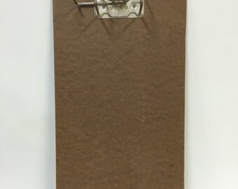 Vintage clipboard with arch lever bracket;Vintage Office; Vintage Clipboard