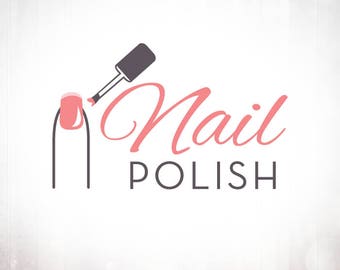 Nail salon logo | Etsy