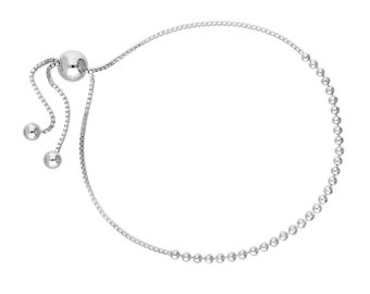 adjustable sterling silver bracelet