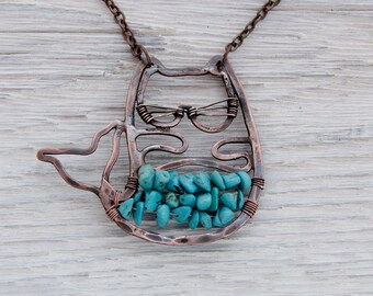Incredible pendant - incredible necklace - something incredible - mermaid cat - Cat Mermaid - Purrmaid - mercat - catfish - cat fish mermaid