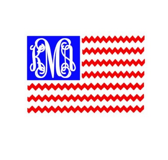 Free Free American Flag Monogram Svg 864 SVG PNG EPS DXF File