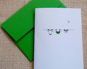 Baby clothes cards/set of 8