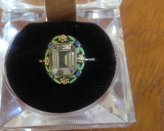 Bernard Instone Enamel ring