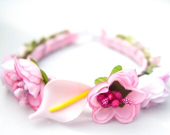 Romantic shabby chic headband