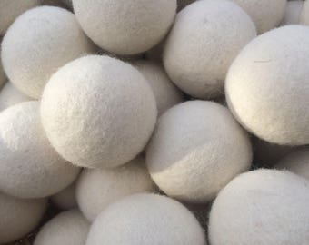 FREE Ball Set of 6 for the Price of 5 Plain Wool Dryer Balls Keep it Simple Save Money