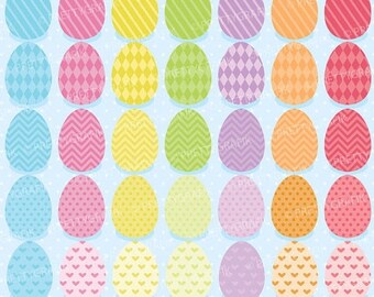 80% OFF SALE easter egg clipart commercial use, vector graphics, digital clip art, digital images - CL511