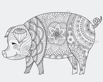 Free Free Pig Mandala Svg Free 407 SVG PNG EPS DXF File