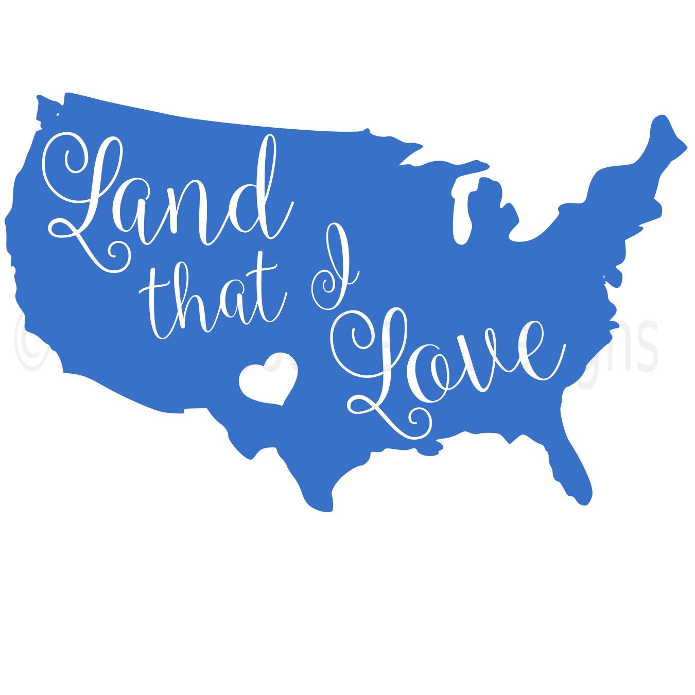 Download Land that I love America fourth of July Memorial Day SVG