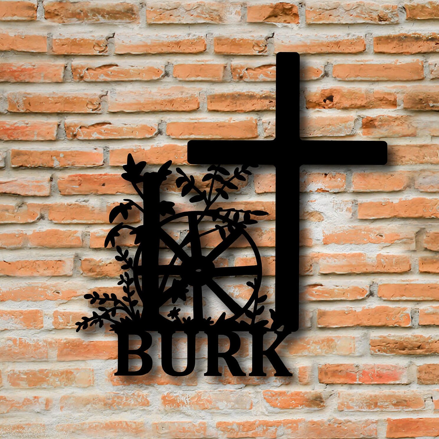 Metal Cross Wall Art Religious Wall Art Western Cross