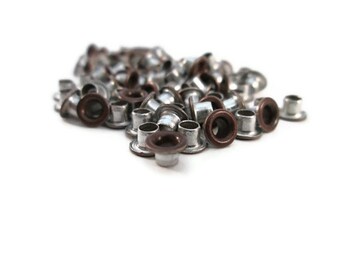 Brushed Copper, Copper Eyelets, 1/8 inch, Scrapbooking, 200 Eyelets, Round Metal, Eyelets, Copper Round, Scrap Booking, 1/8 Copper Eyelet