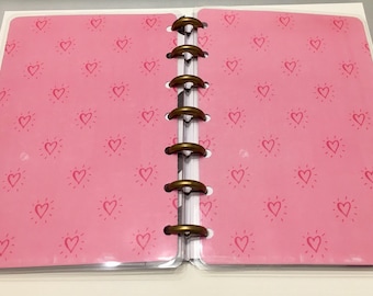 Mini Happy Planner Cover Set-Hearts