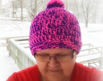 Crochet adult hat, Crochet hat, hat, beanie, crochet beanie, Adult hat, adult crochet hat, Adult crochet beanie. (Ready to Ship)