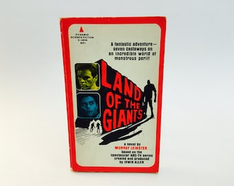 Vintage Sci Fi Book Land of the Giants 1968 Film Novelization First Paperback Edition