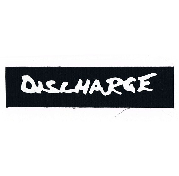 Discharge Band Logo Patch