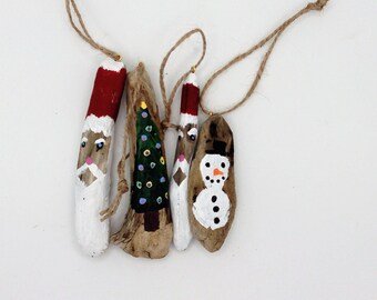 driftwood Christmas decorations