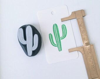 saguaro cactus stamp,saguaro stamp,botanical cacti hand carved rubber stamp,desert stamp,cactus stamp,diy gift wraps.unmounted