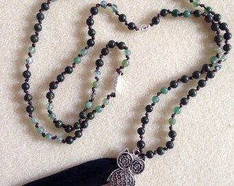 Semi-precious stone necklace