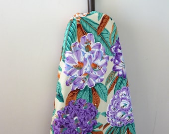 Ironing Board Cover - purple and lavender flowers