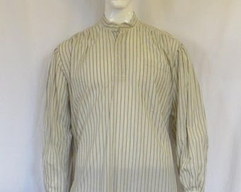 cotton peasant top with stripes