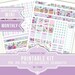 Mini Happy Planner Kit, Monthly Planner Stickers, Succulent Planner Kit, MAMBI Mini Planner Stickers, Printable Planner Sticker, 17048