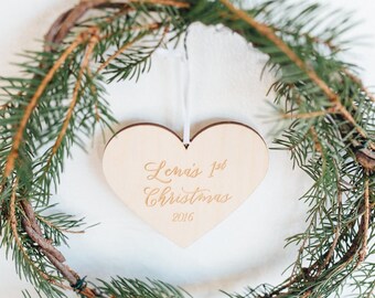 Custom Baby's 1st Christmas Ornament