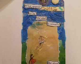 Altered Art- Mixed Media Tag