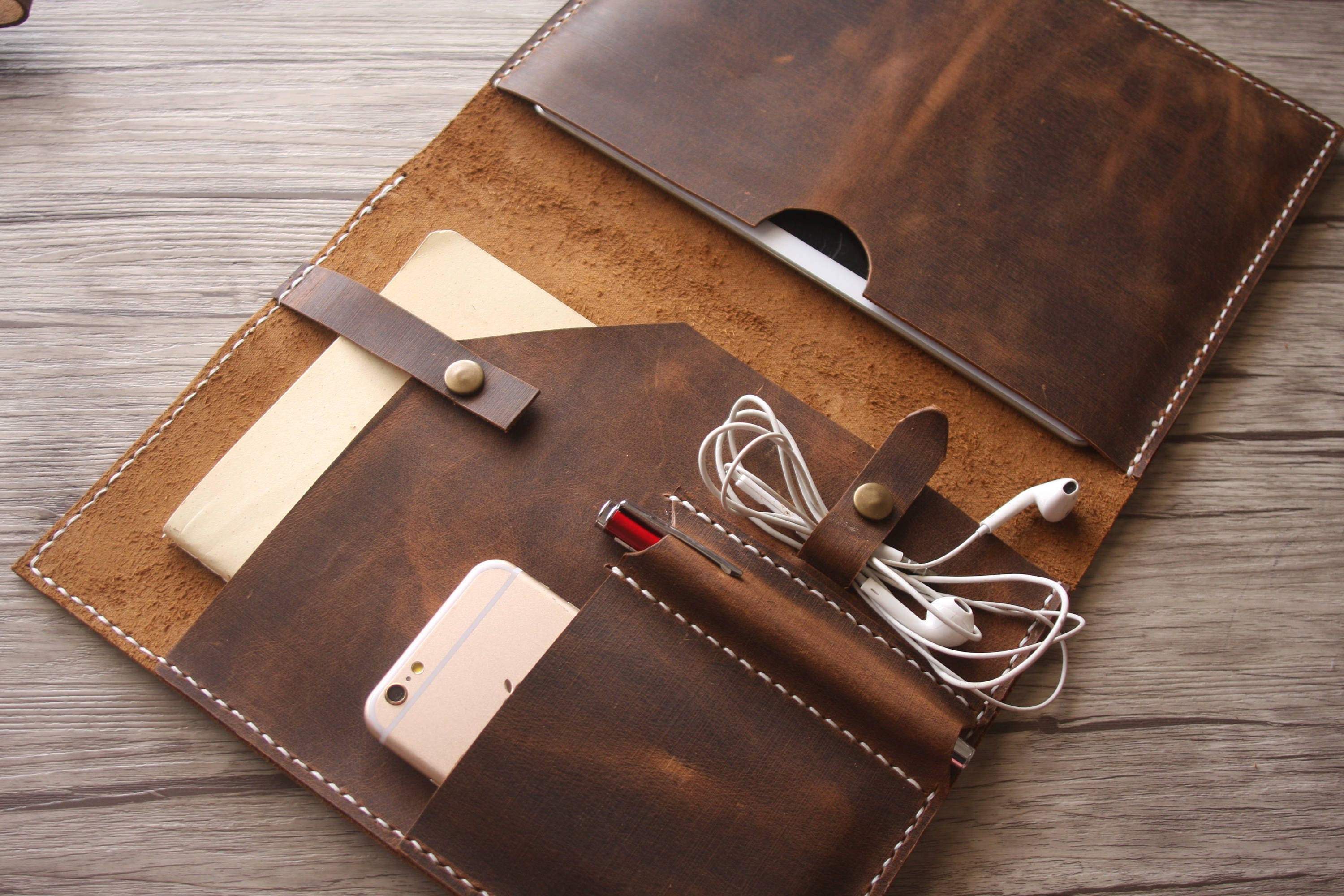 Leather MacBook Air Case 2016 MacBook Pro Sleeve Bags