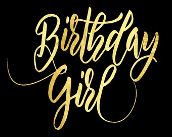 Birthday Queen Birthday Girl cut file SVG Silhouette file