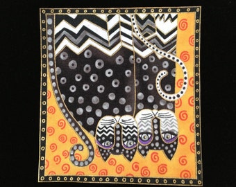 Laurel Burch Iron On CATS Applique*Gorgeous FEW LEFT/54