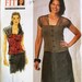 Vogue V1140 Sandra Betzina Today's Fit Cap Sleeve BLOUSE Top One Size UNCUT 1140 Steampunk Chic