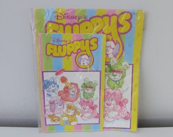 Vintage 1980s Fluppys Notebook and Exercise Book Retro Kitsch
