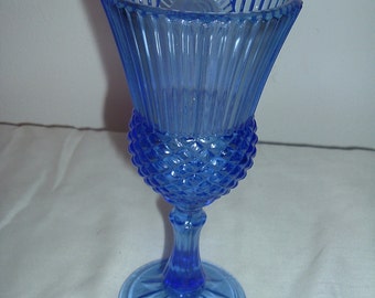 colbalt blue stemwarefrom avon