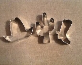 Western Cookie Cutters, Set of 3