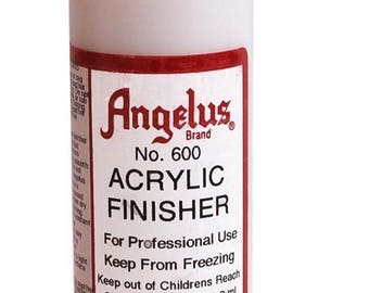 Angelus Acrylic Leather Finisher—4 OZ. Size-Use on Leather Cuffs and Leather Crafts-Metal Supply Chick