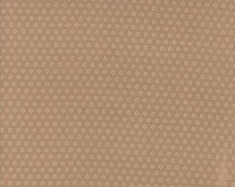Hazel and Plum - Posies in Harvest Tan: sku 20294-13 cotton quilting fabric by Fig Tree and Co. for Moda Fabrics