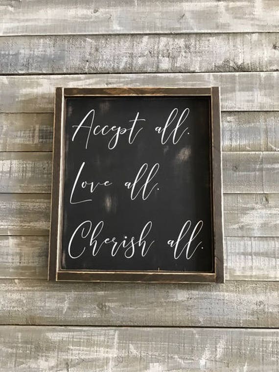 Cherish All Sign Love Wood Signs Cherish All Sign Love Wood Signs Sayings E Home Decor Wall Hangings Hand Painted