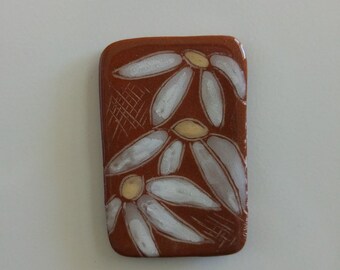 Handmade flower fridge magnet