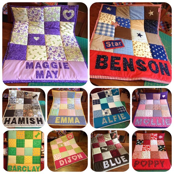 Babies quilt quilted blanket dog blanket Christmas gift