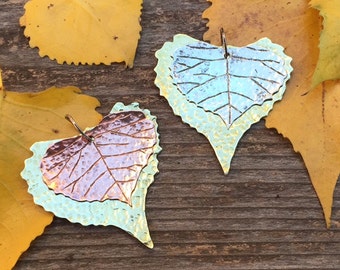 Cottonwood Leaves Pendant