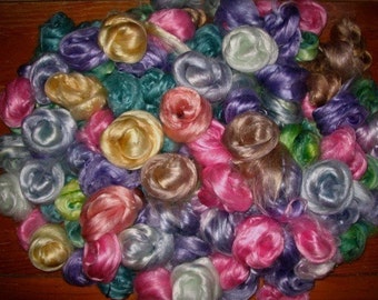 Bamboo roving, hand-dyed, 2 ounces