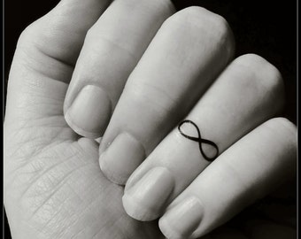 Tiny infinity tattoos set of 20 temporary tattoos fake tattoos