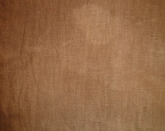 Primitive Dyed Fabric | Linen Like Fabric Hand Dyed | Primitive Sewing Fabric | Needle Work Fabric | Crafting Fabric | 62 x 56