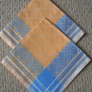 Russian Linen Table Toppers---3 of Them---From 1994---Brand New