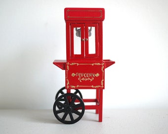 Dollhouse miniature popcorn machine