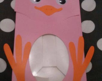 containing, box, bag, candy or chocolate Easter Chick, pink, blue, green or yellow-shaped