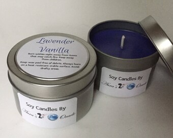 Lavender Vanilla 4oz Soy Candle