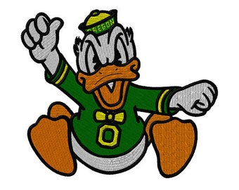 Oregon Ducks Embroidered Iron On Patch