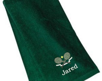 Personalized Tennis Towels, Personalized Tennis Gifts, Tennis, Tennis Monogram, Personalized Gifts, Tennis Gifts, Christmas Gift Ideas