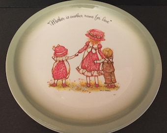 1972 Holly Hobbie "Mother Is Another Name For Love" Collectors Plate